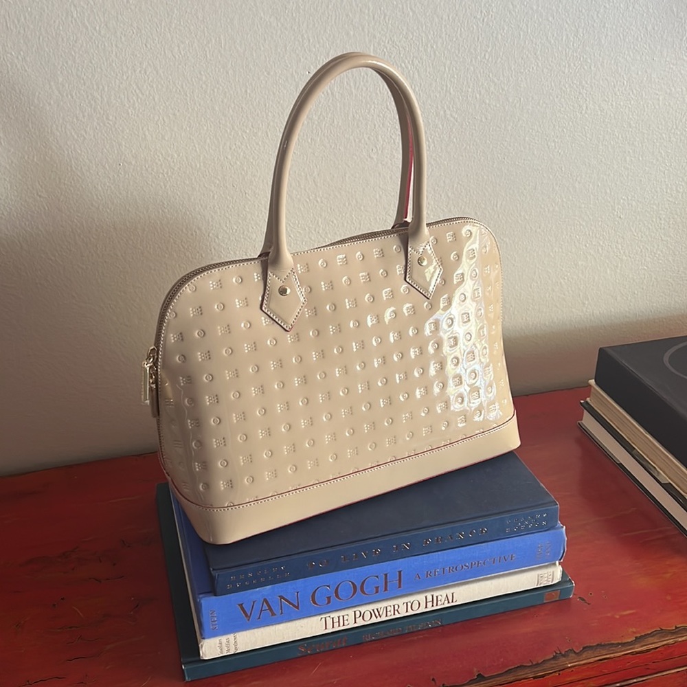 Cream Beige Arcadia Bowler Bag - Like New!